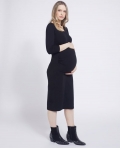 Savida Maternity Laura Scoop Neck Jersey Midi Dress Savida Maternity Laura Scoop Neck Jersey Midi Dress