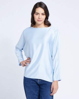 Paul Costelloe Living Studio Blue Batwing Top Paul Costelloe Living Studio Blue Batwing Top