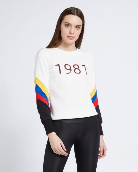 Savida Sequin Number Sweatshirt Savida Sequin Number Sweatshirt