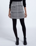 Elasticated Waist Check Mini Skirt Elasticated Waist Check Mini Skirt