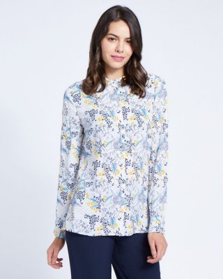 Paul Costelloe Living Studio Leopard Floral Blouse Paul Costelloe Living Studio Leopard Floral Blouse