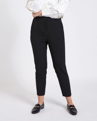 Paul Costelloe Living Studio Black Straight Leg Trousers Paul Costelloe Living Studio Black Straight Leg Trousers