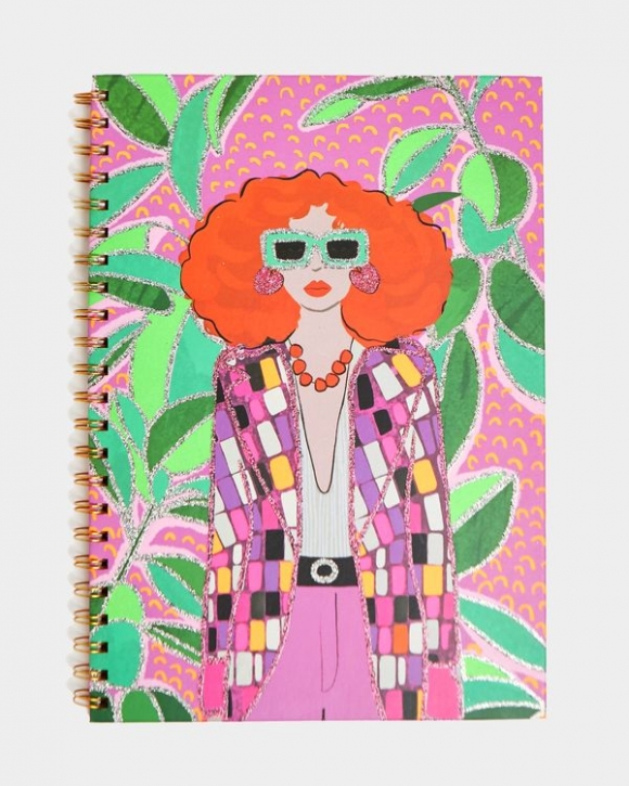 Savida A4 Glitter Print Notebook Savida A4 Glitter Print Notebook