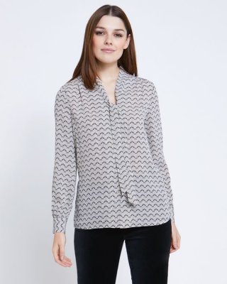 Paul Costelloe Living Studio Hampstead Tie Front Blouse Paul Costelloe Living Studio Hampstead Tie Front Blouse