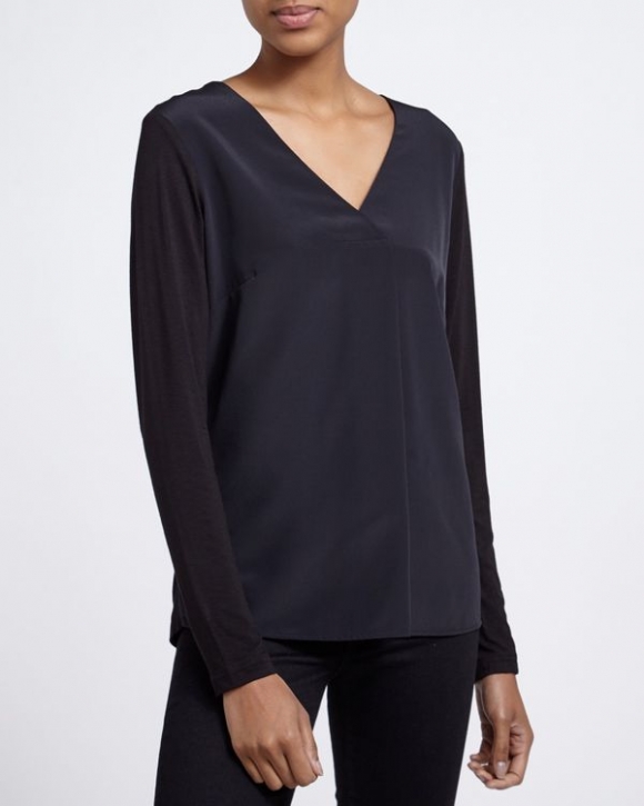 V-Neck Jersey Back Top V-Neck Jersey Back Top