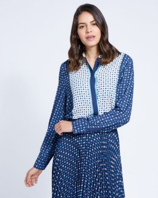 Paul Costelloe Living Studio Geo Print Shirt Paul Costelloe Living Studio Geo Print Shirt