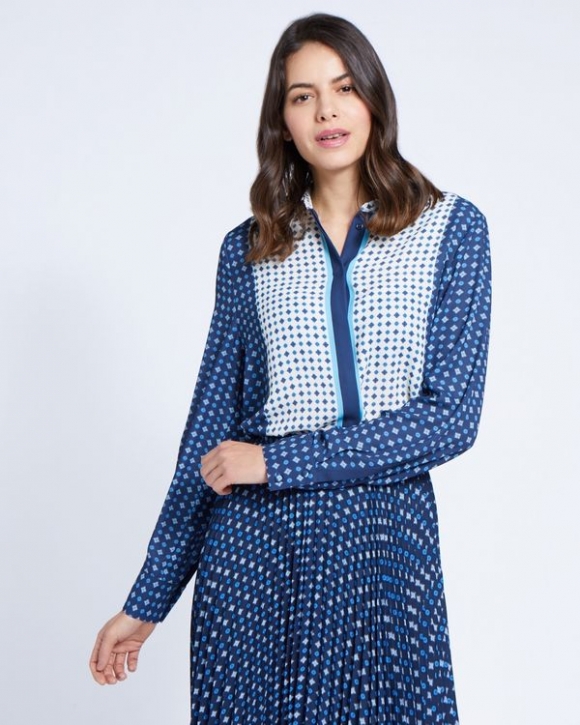 Paul Costelloe Living Studio Geo Print Shirt Paul Costelloe Living Studio Geo Print Shirt