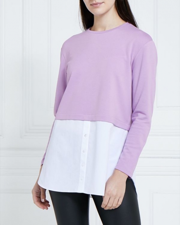 Gallery Luna Poplin Hem Top Gallery Luna Poplin Hem Top