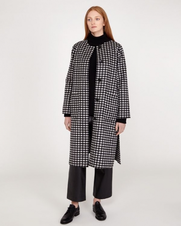 Carolyn Donnelly The Edit Large Check Coat Carolyn Donnelly The Edit Large Check Coat