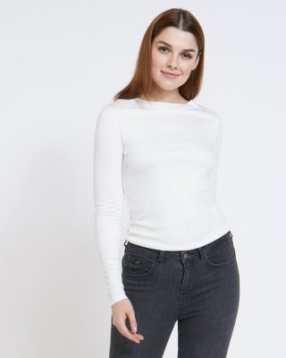 Paul Costelloe Living Studio Long-Sleeved Boat Neck Top Paul Costelloe Living Studio Long-Sleeved Boat Neck Top