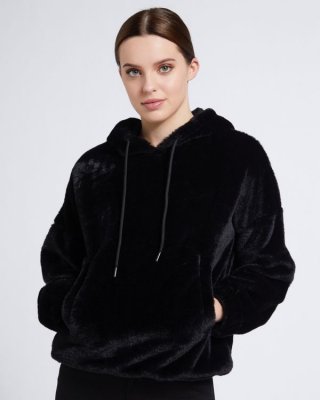 Savida Fluffy Faux Fur Hoodie Savida Fluffy Faux Fur Hoodie