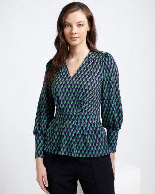 Lennon Courtney at Dunnes Stores Gambit Check Top Lennon Courtney at Dunnes Stores Gambit Check Top