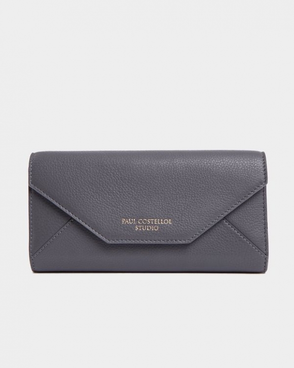 Paul Costelloe Living Studio Grey Leather Wallet Paul Costelloe Living Studio Grey Leather Wallet