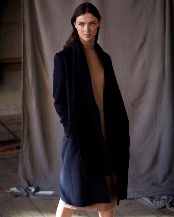 Paul Costelloe Living Studio Scarf Detail Coat Paul Costelloe Living Studio Scarf Detail Coat