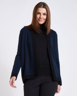 Paul Costelloe Living Studio Navy Lady Cardigan Paul Costelloe Living Studio Navy Lady Cardigan