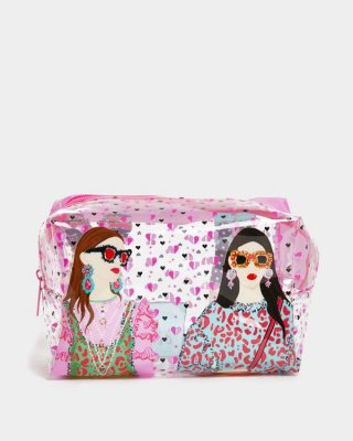 Savida Printed Girl Makeup Bag Savida Printed Girl Makeup Bag