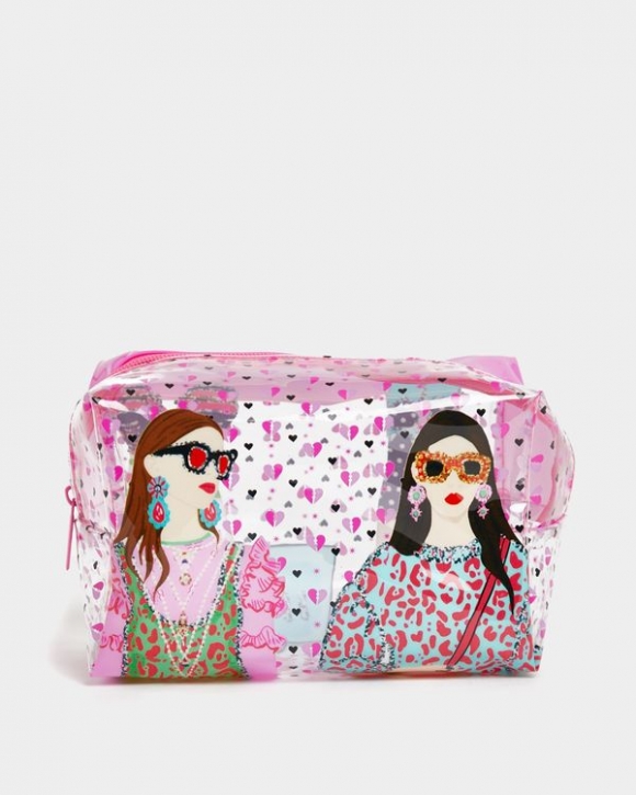 Savida Printed Girl Makeup Bag Savida Printed Girl Makeup Bag