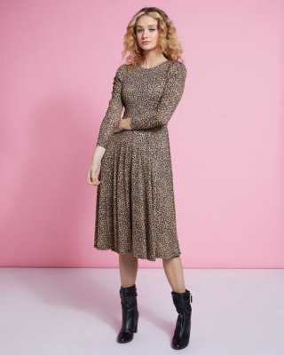 Savida Slinky Leopard Print Dress Savida Slinky Leopard Print Dress