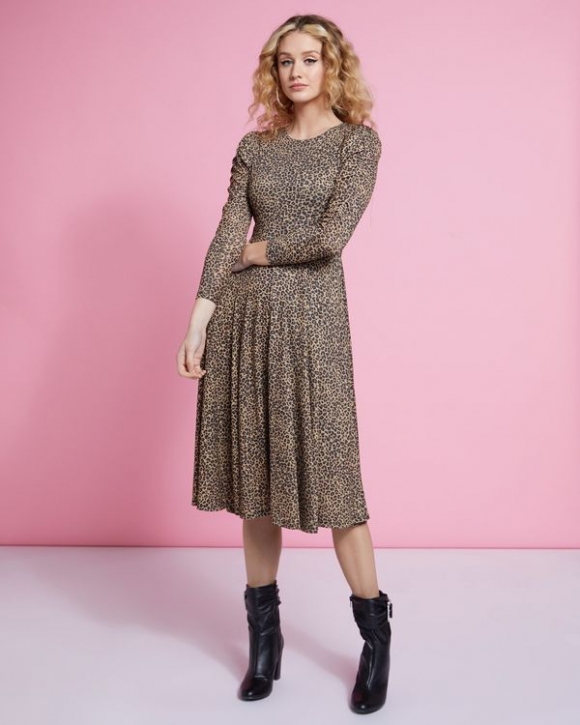 Savida Slinky Leopard Print Dress Savida Slinky Leopard Print Dress