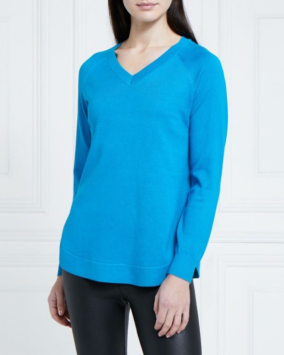 Gallery V-Neck Round Hem Jumper Gallery V-Neck Round Hem Jumper
