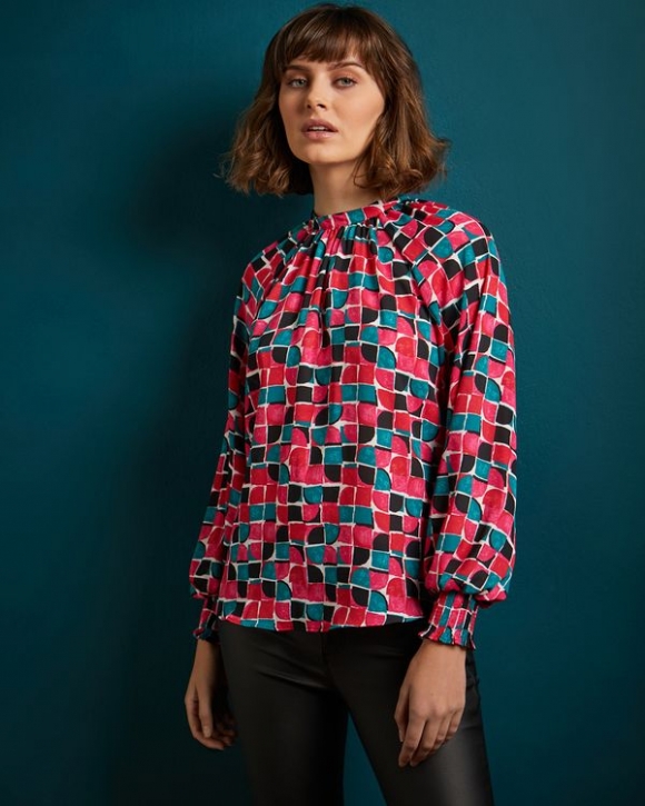 Gallery Shirred Cuff Top Gallery Shirred Cuff Top