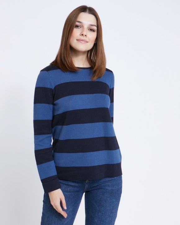 Paul Costelloe Living Studio Stripe Crew-Neck Jumper Paul Costelloe Living Studio Stripe Crew-Neck Jumper