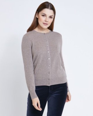 Paul Costelloe Living Studio Mink Cashmere Cardigan Paul Costelloe Living Studio Mink Cashmere Cardigan
