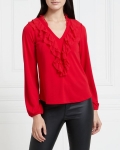 Gallery Mistletoe Ruffle Blouse Gallery Mistletoe Ruffle Blouse