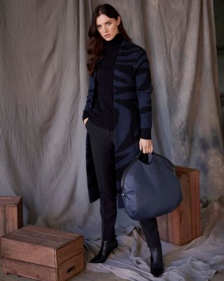 Paul Costelloe Living Studio Black Animal Coatigan Paul Costelloe Living Studio Black Animal Coatigan