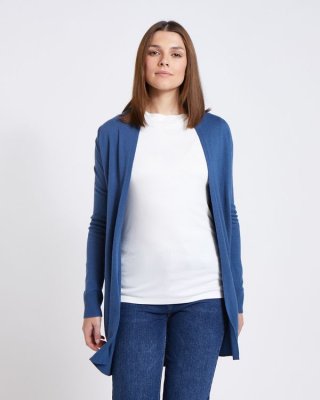 Paul Costelloe Living Studio Blue Shawl Cardigan Paul Costelloe Living Studio Blue Shawl Cardigan