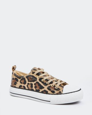 Leopard Toe-Cap Casual Shoes Leopard Toe-Cap Casual Shoes