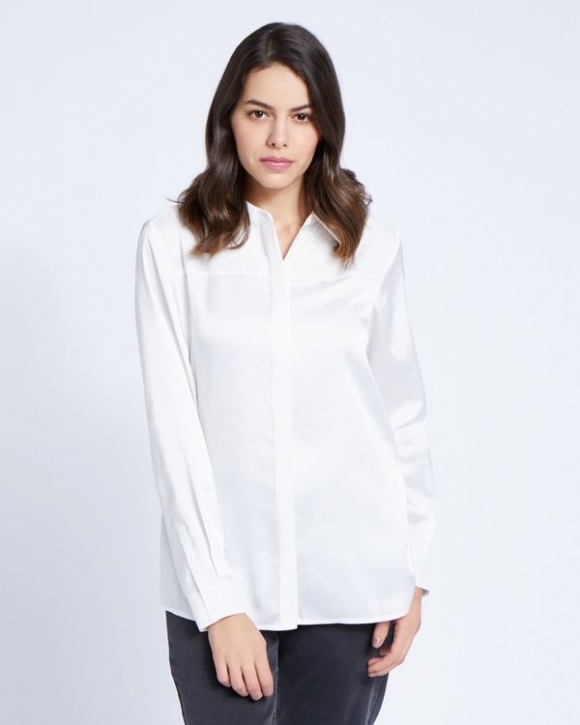 Paul Costelloe Living Studio Ivory Collar Panel Blouse Paul Costelloe Living Studio Ivory Collar Panel Blouse