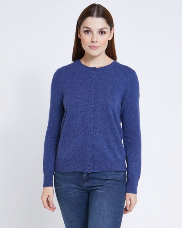 Paul Costelloe Living Studio Blue Cashmere Cardigan Paul Costelloe Living Studio Blue Cashmere Cardigan