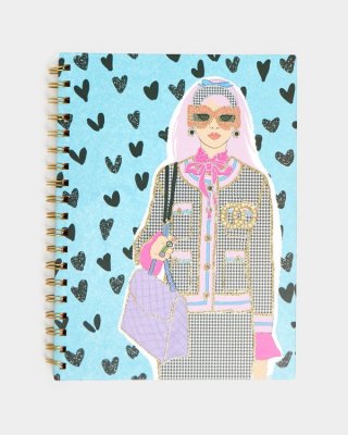Savida B5 Glitter Print Notebook Savida B5 Glitter Print Notebook