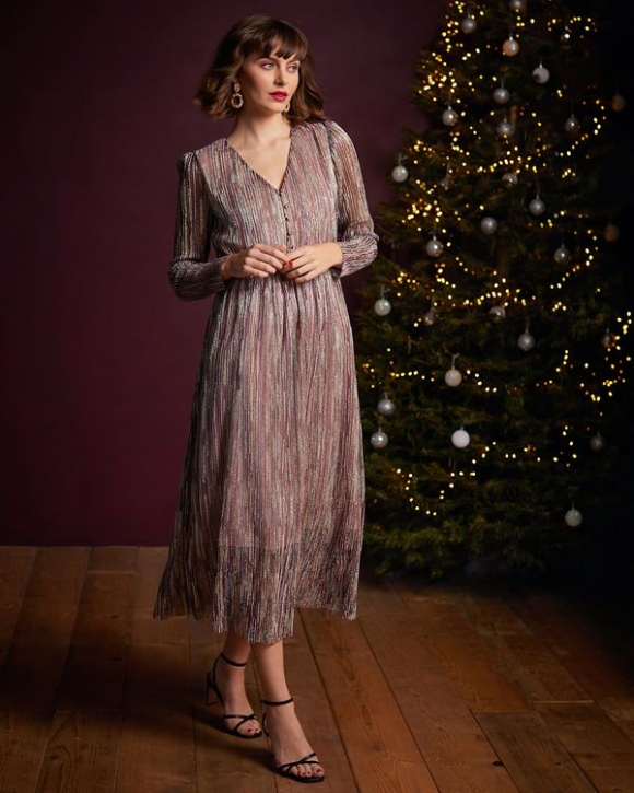Gallery Mistletoe Shimmer Dress Gallery Mistletoe Shimmer Dress
