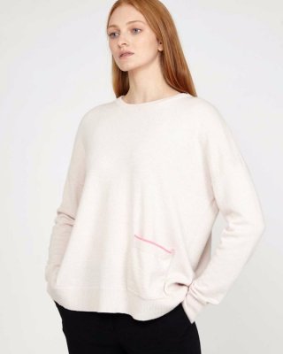 Carolyn Donnelly The Edit Stone Pocket Sweater Carolyn Donnelly The Edit Stone Pocket Sweater