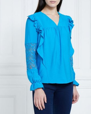 Gallery Amazon Lace Sleeve Top Gallery Amazon Lace Sleeve Top