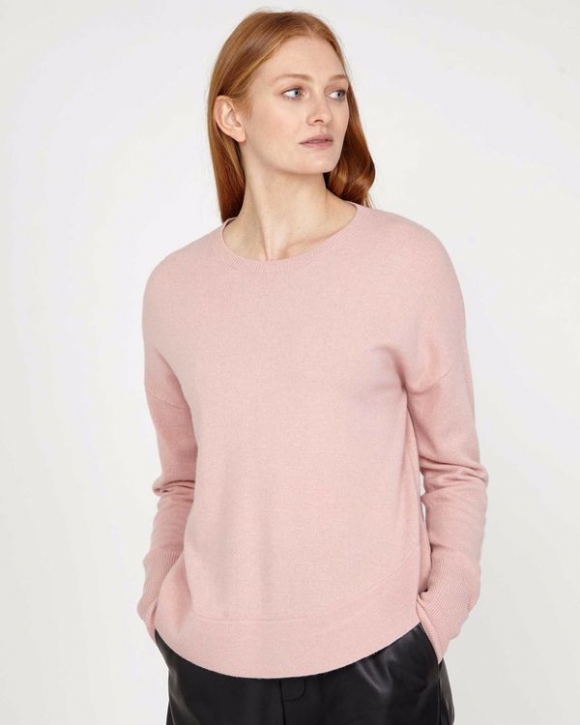 Carolyn Donnelly The Edit Curved Hem Sweater Carolyn Donnelly The Edit Curved Hem Sweater