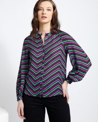 Lennon Courtney at Dunnes Stores Jewel Chevron Blouse Lennon Courtney at Dunnes Stores Jewel Chevron Blouse