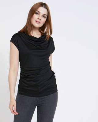 Paul Costelloe Living Studio Mercerised Cowl Top Paul Costelloe Living Studio Mercerised Cowl Top