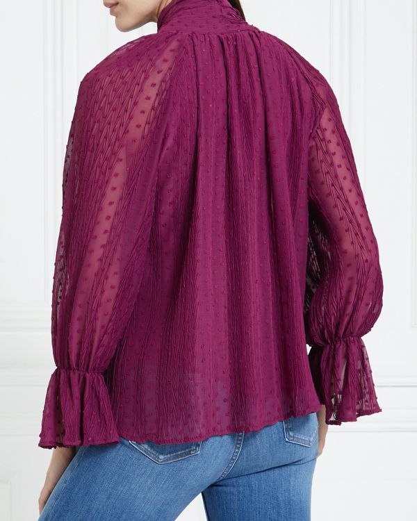 Gallery Ojai Dobby Tie Blouse