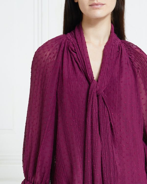 Gallery Ojai Dobby Tie Blouse