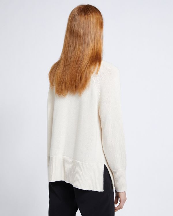 Carolyn Donnelly The Edit Cream Raglan Sweater
