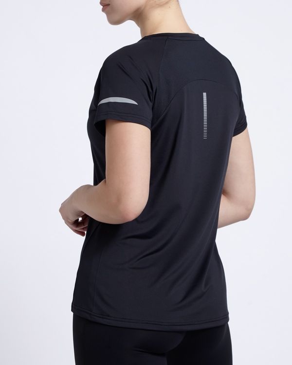Mesh Insert V-Neck Tee