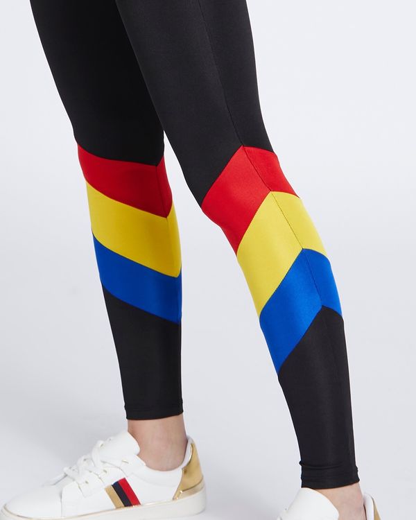 Savida Striped Hem Leggings