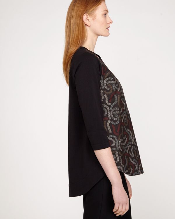 Carolyn Donnelly The Edit Squiggle Print Top