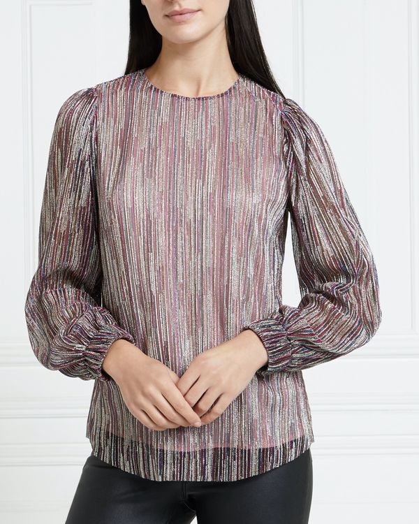 Gallery Mistletoe Lurex Top