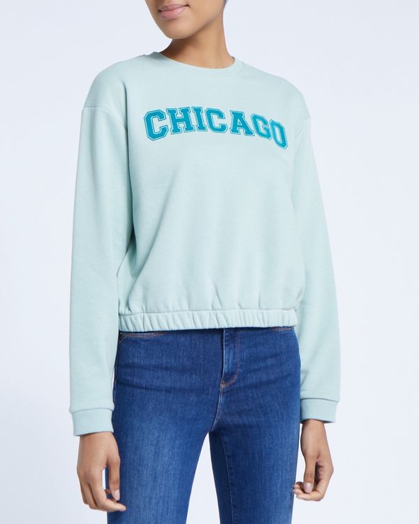 Chicago Cropped Sweatshirt