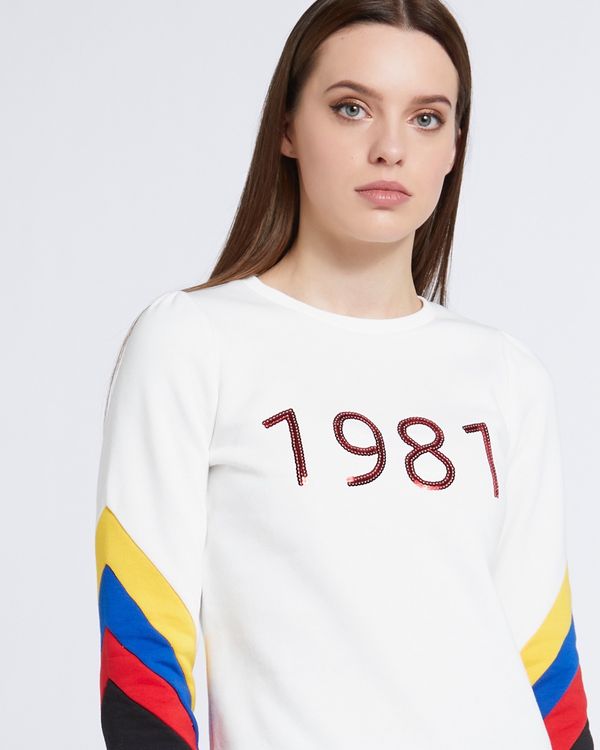 Savida Sequin Number Sweatshirt