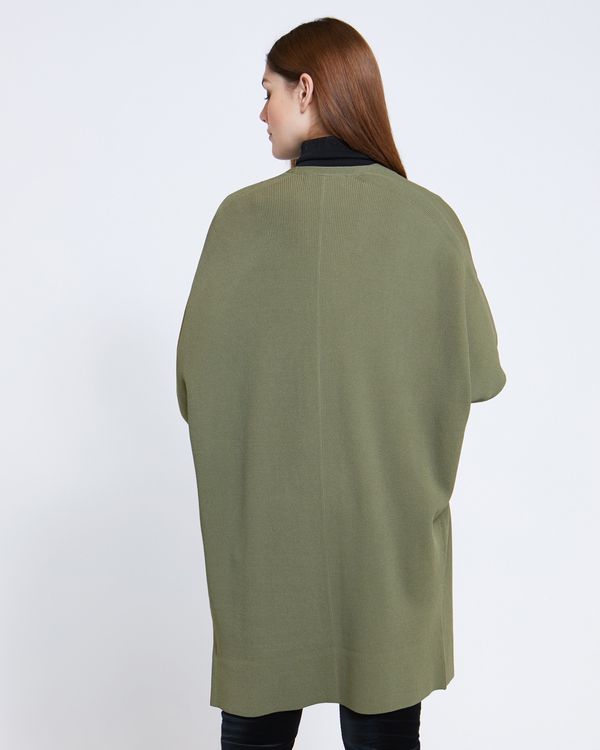 Paul Costelloe Living Studio Green Shawl Cardigan